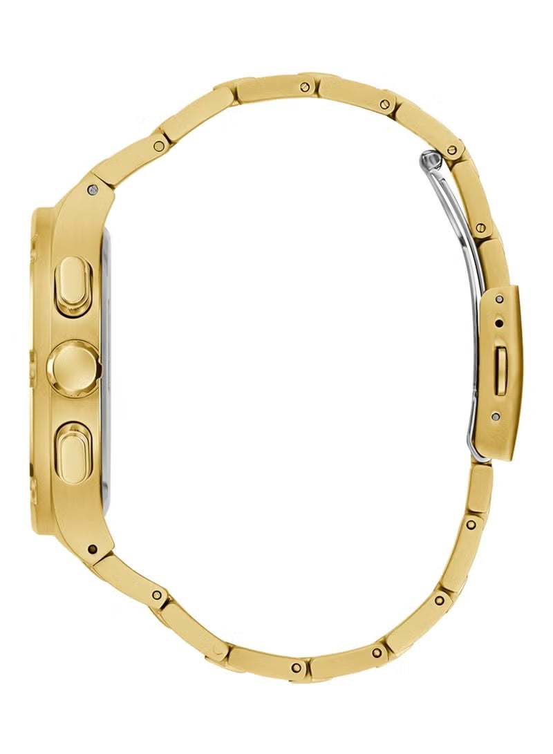 GUESS Headline Men’s Analog Quartz Gold Tone Multi-function Watch GW0572G2 - 42mm - Image 3